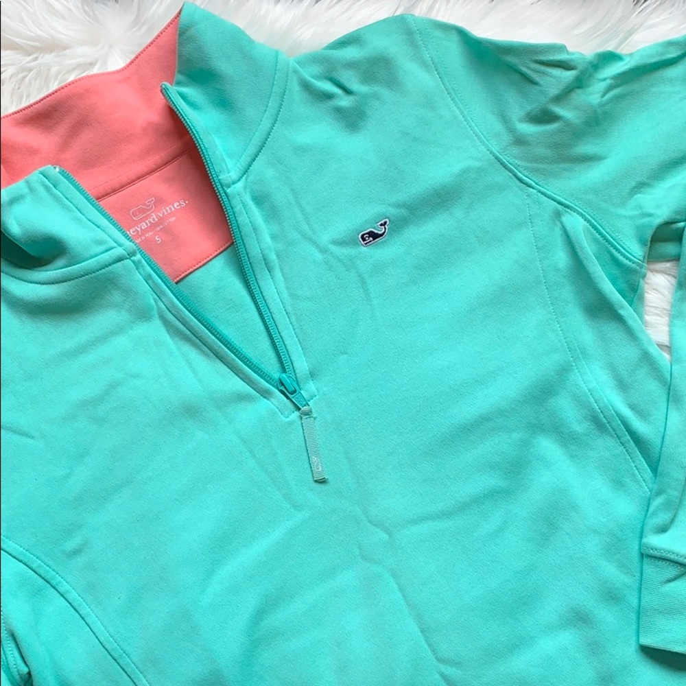 Vineyard Vines teal sweater